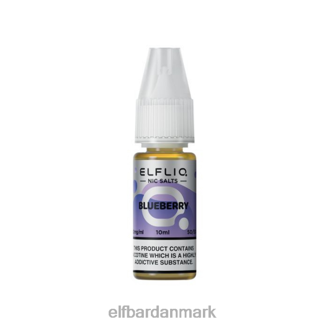 Elf Bar Vape Danmark - ELFBAR elfliq blåbær nic salte - 10ml- 10 mg/ml 20LH215