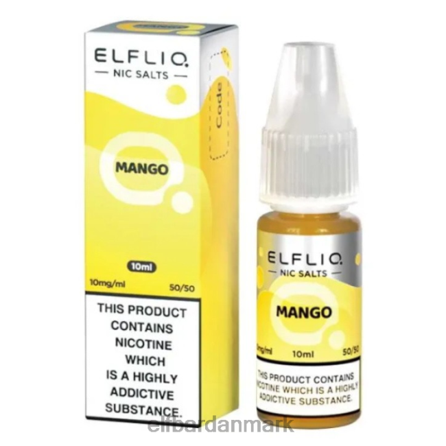 Elf Bar 2000 Danmark - ELFBAR elfliq nic salte - mango - 10ml- 5mg 20LH187