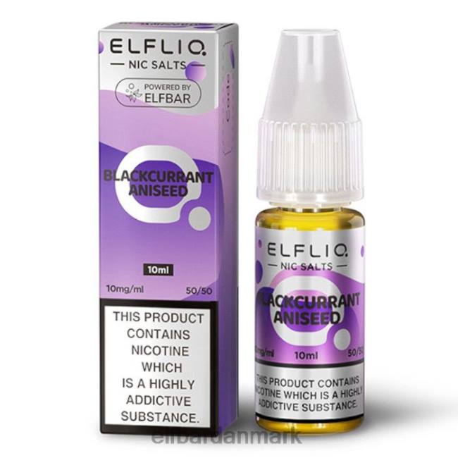 Elf Bar 5000 Danmark Pris - ELFBAR elfliq nic salte - solbæranis - 10ml- 10 mg/ml 20LH177