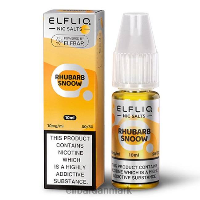 Elf Bar Danmark Reddit - ELFBAR elfliq nic salte - rabarber sne - 10ml- 20 mg/ml 20LH172