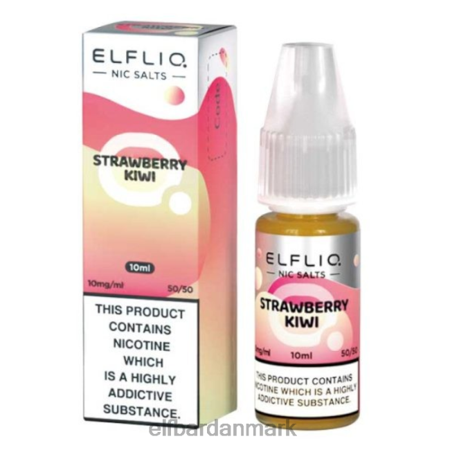 ELFBAR Prism Rock - ELFBAR elfliq nic salte - jordbærkiwi - 10ml- 5mg 20LH179