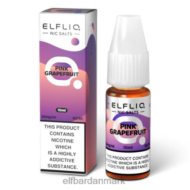 Elf Bar 1500 Danmark Pris - ELFBAR elfliq pink grapefrugt nic salte - 10ml- 5mg 20LH201