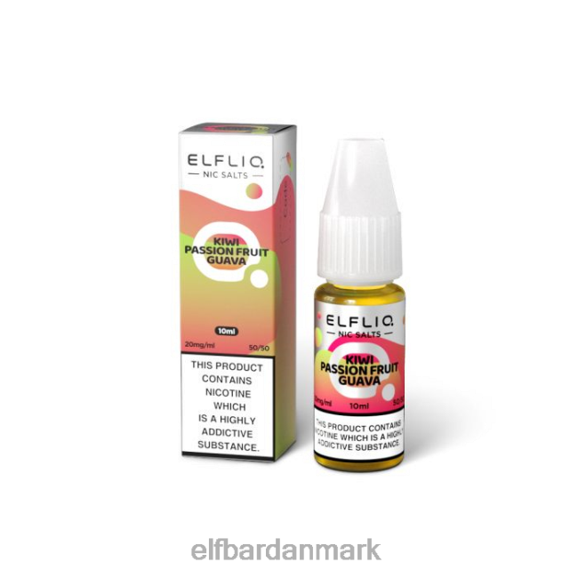 Elf Bar Vape EU - ELFBAR elfliq kiwi passionsfrugt guava nic salte - 10ml- 20 mg/ml 20LH210