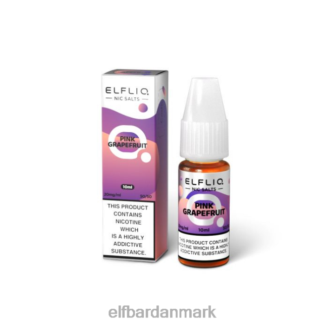 Elf Bar 5000 Danmark Pris - ELFBAR elfliq pink grapefrugt nic salte - 10ml- 20 mg/ml 20LH203