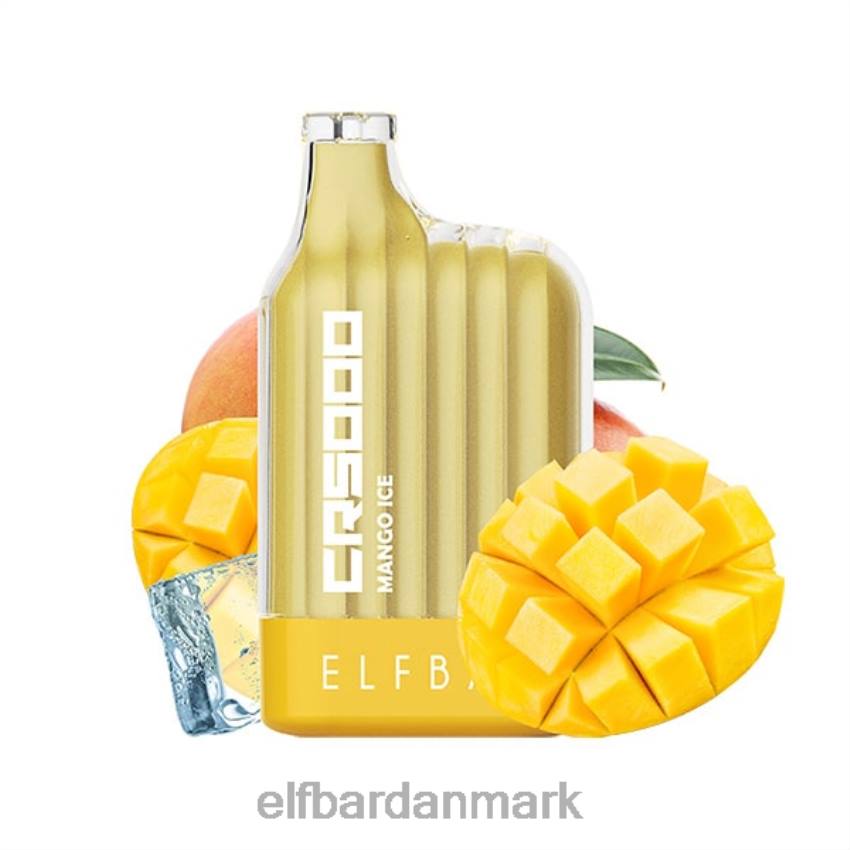 Elf Bar Vape Danmark - ELFBAR bedste smag engangs vape cr5000 ice serie 20LH324 mango is
