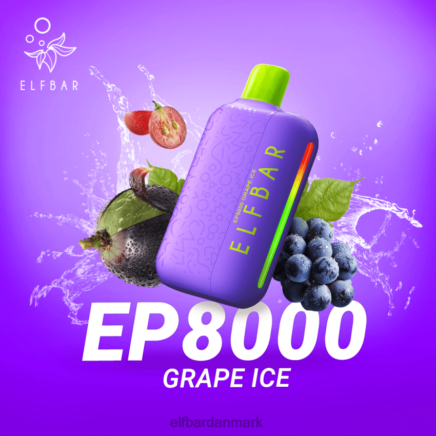 Elf Bar 2000 Danmark - ELFBAR engangs vape nye ep8000 puffs 20LH361 drue is