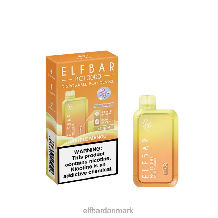 Elf Bar Pris - ELFBAR bedste smag engangs vape bc10000 top salg 20LH313 dobbelt mango